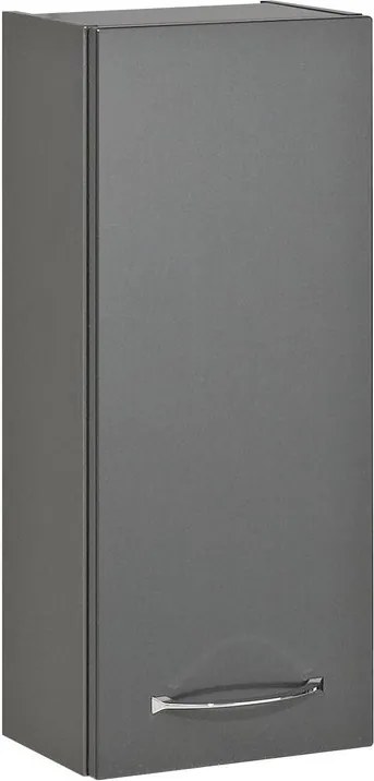 Pensile bagno Solitaire acero in truciolare PELIPAL, 1 anta apertura da sinistra P 22 x L 30 x H 70 cm