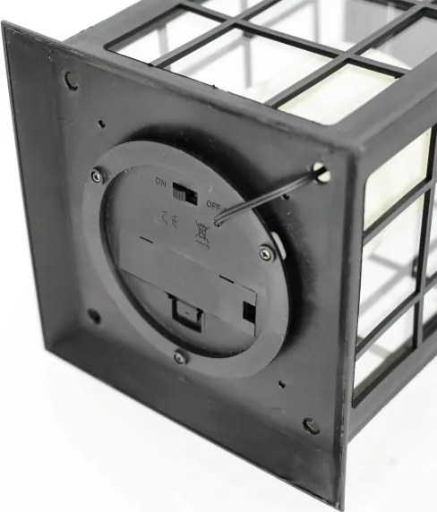 LED Lampada solare a sospensione LED/0,02W/1,2V 1xAA 2700K IP44 200 mAh nero