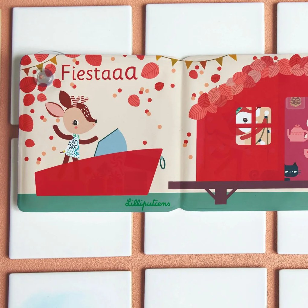 Lilliputiens - Pannello magico per il bagnetto - Fiesta