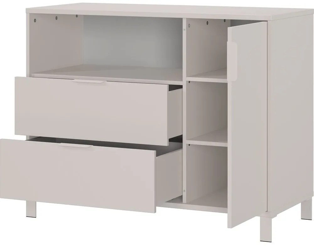 Cassettiera per bambini color crema 115x92x54 cm Alkmaar – Germania