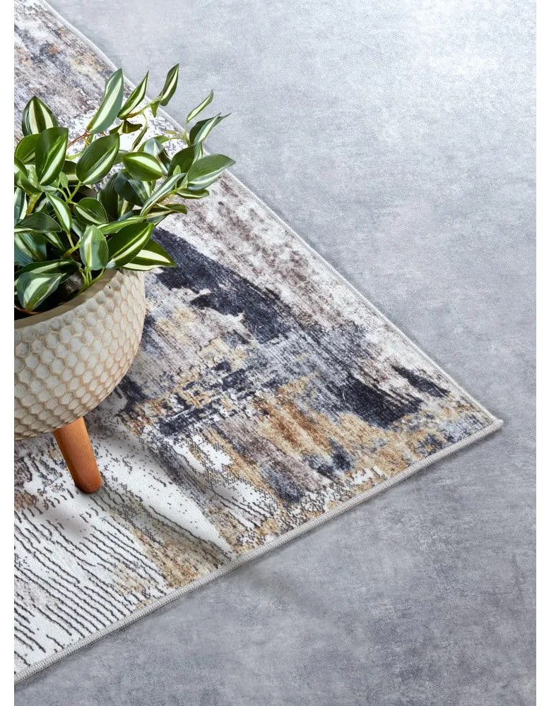 Tappeto grigio chiaro 200x290 cm Malard Anthracite Gold - Elle Decoration