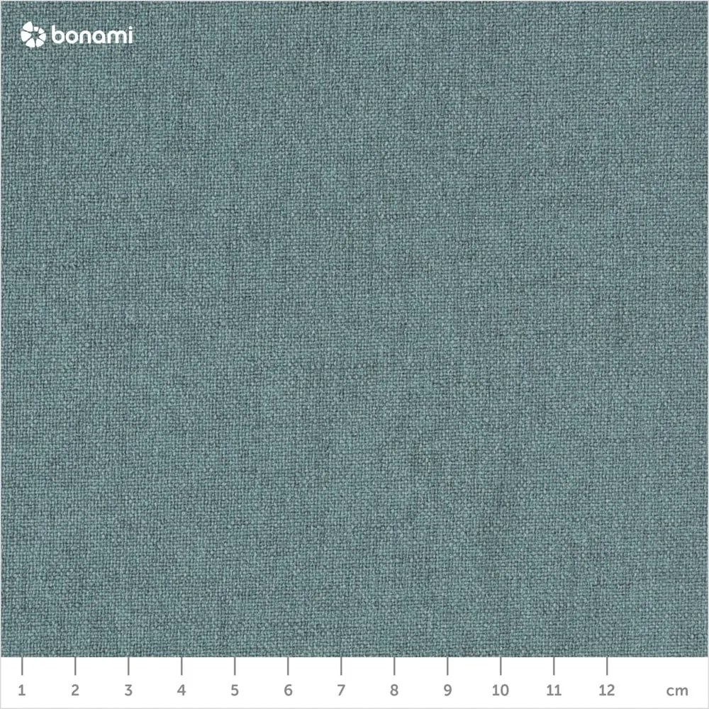Letto matrimoniale imbottito blu/grigio con contenitore con rete inclusa 180x200 cm Mattis – Meise Möbel