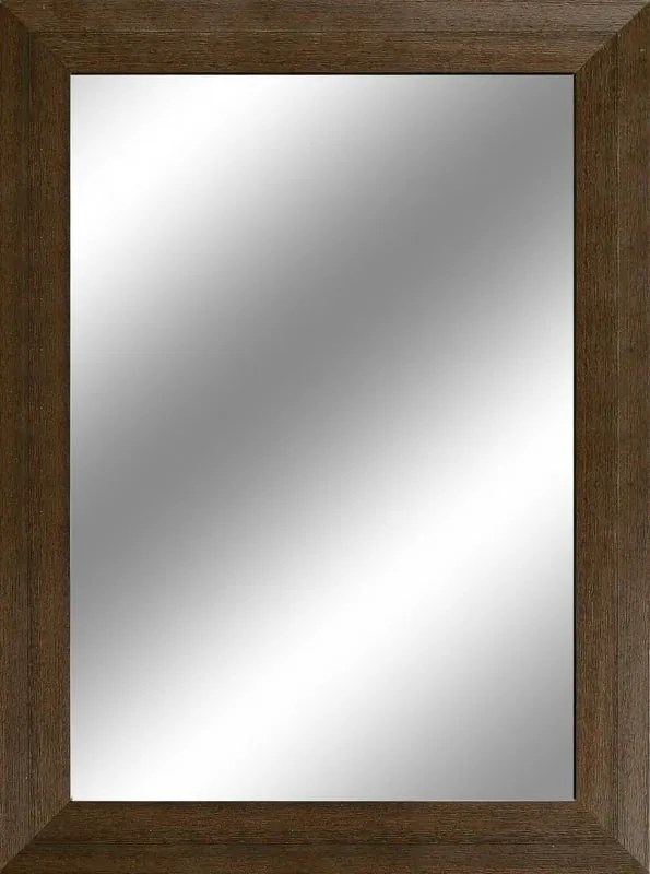 Specchio rettangolare in legno wengé 85 x 115 cm
