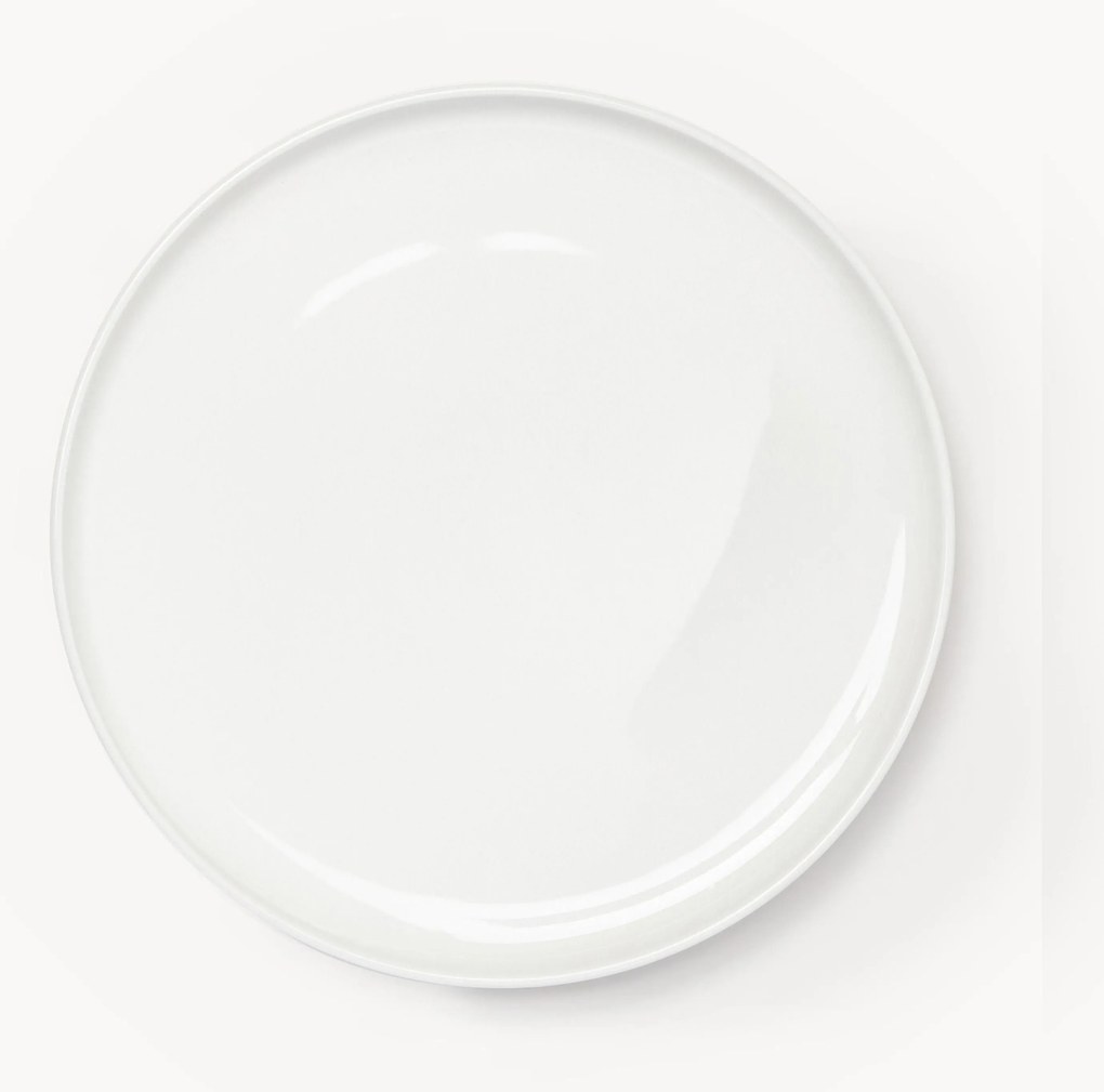 Piatto piano in porcellana Nessa