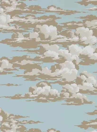 Sanderson Carta da parati Silvi Clouds - English Blue