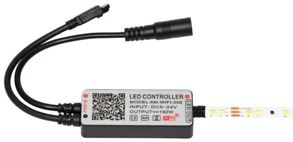Ecolite DX-SMD2835-BI/5M/TUYA - Striscia LED dimmerabile Wi-Fi 5m 7,3W/230V Tuya+ TC