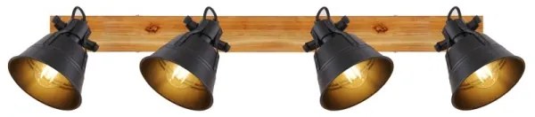 Globo 15466S-4 - Faretto GÜNTHER 4xE27/60W/230V