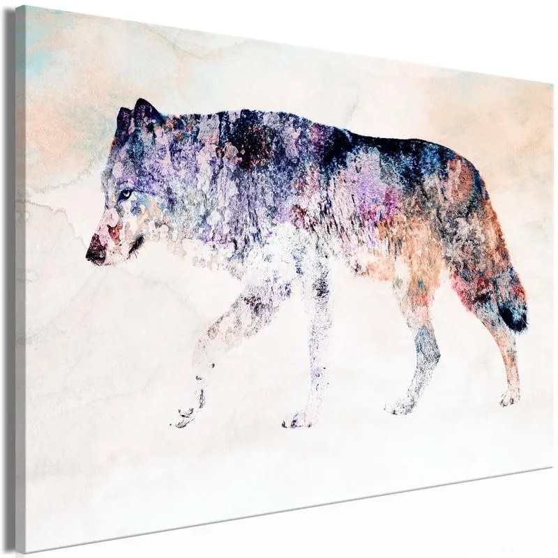 Quadro  Lonely Wolf (1 Part) Wide  Larghezza x Altezza Home decor 60x40