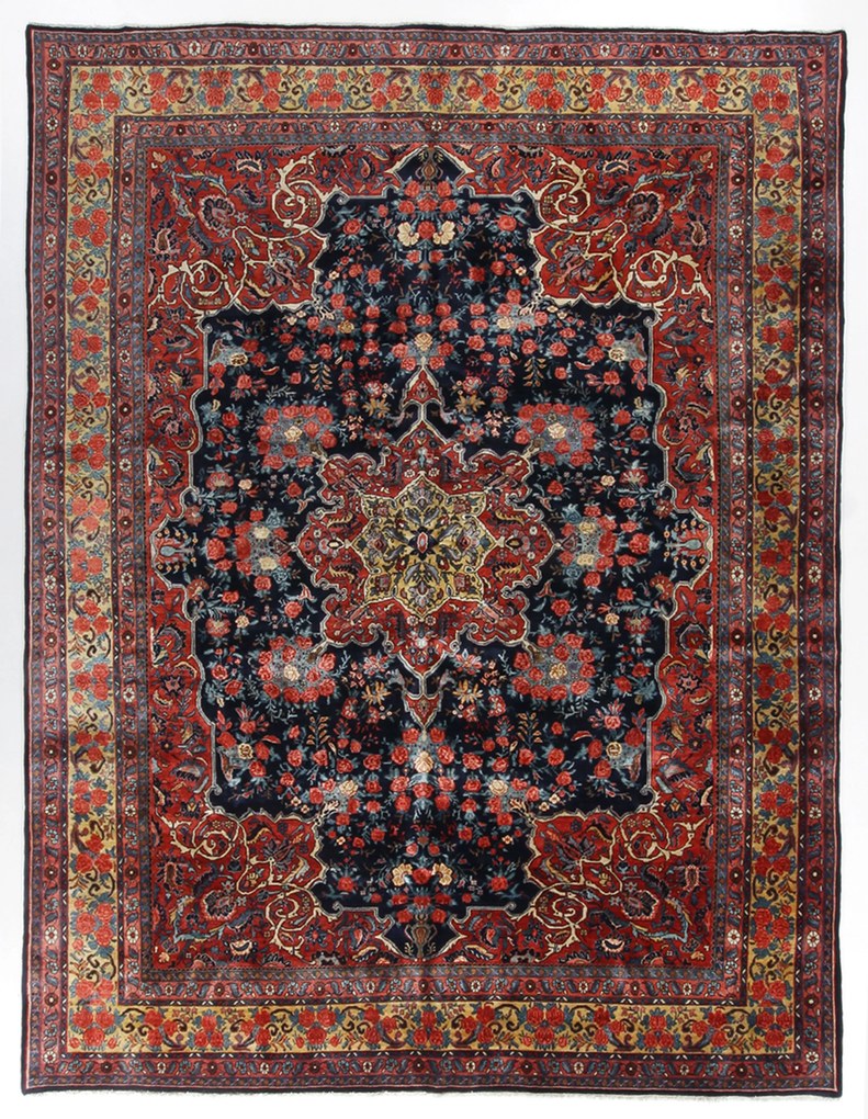 Bidjar Tappeto 340 x 430 (Iran) Annodato A Mano