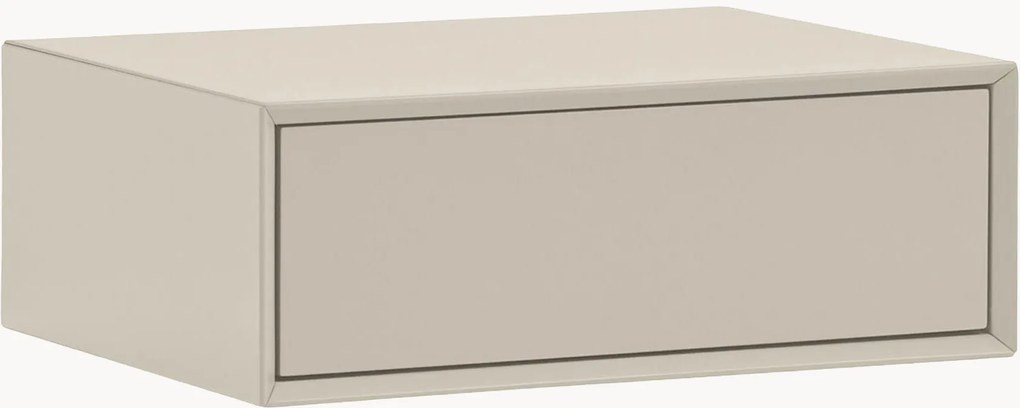 Comodino da parete in legno Platt