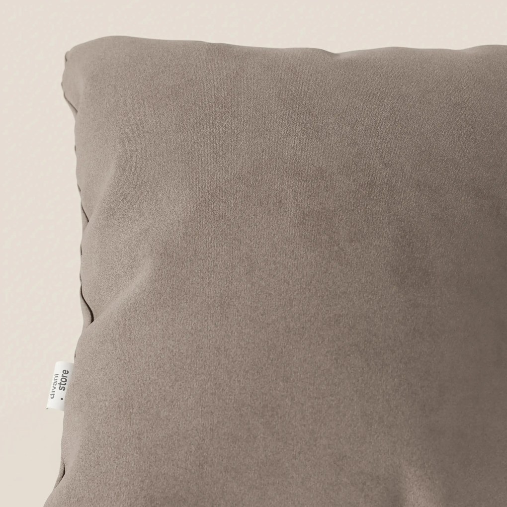Jazz cuscino disponibile in diversi colori realizzato in microfibra tecnica smacchiabile T11 marrone