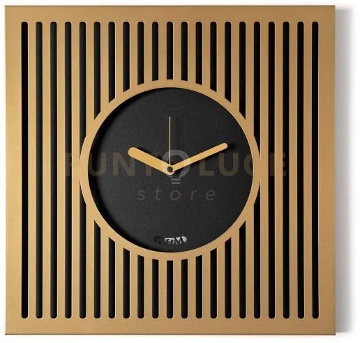 Orologio da parete elegante tiffany grande oro laccato,nero