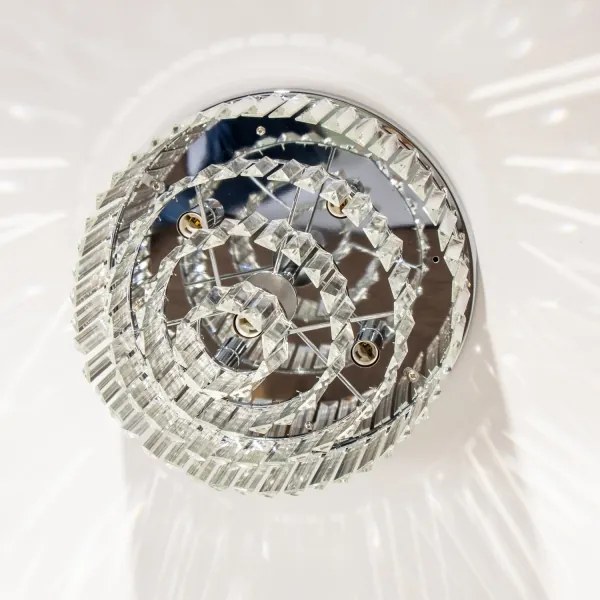 Brilagi - LED plafoniera in cristallo MOZART 5xE14/40W/230V cromo lucido