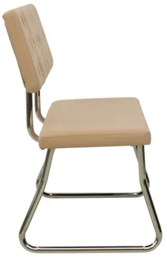 Panca 110 cm Cappuccino in Similpelle