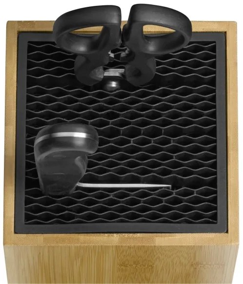 WMF - Portacoltelli bambù/acciaio inossidabile