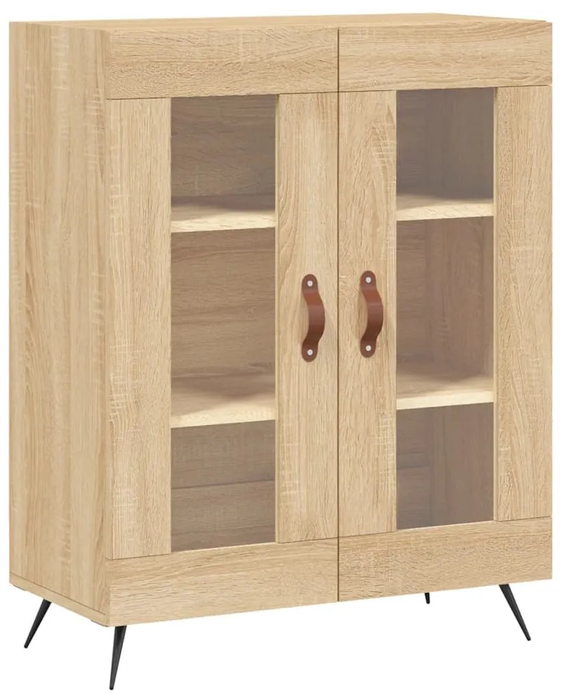 Credenza rovere sonoma 69,5x34x90 cm in legno multistrato