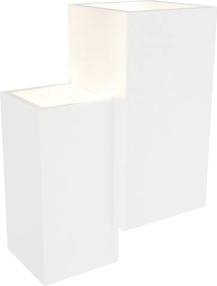 Applique da Parete 3xG9 PARALLEL in Gesso Pitturabile