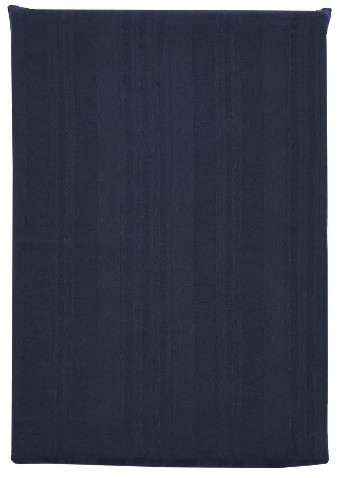 Set copripiumino e federa blu scuro in tessuto damascato per letto singolo/per letto esteso 140x220 cm Noble – Södahl