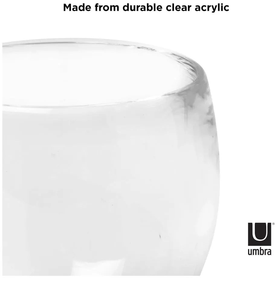 Bicchiere di plastica per spazzolini da denti Droplet - Umbra