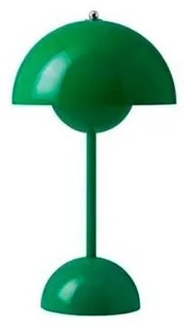 &Tradition - Flowerpot VP9 Lampada da Tavolo Portatile Signal Green &Tradition