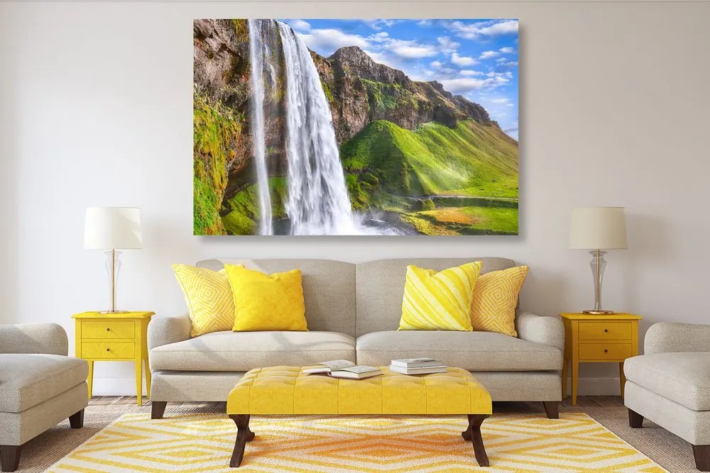 Stampa su tela – Cascata Seljalandsfoss