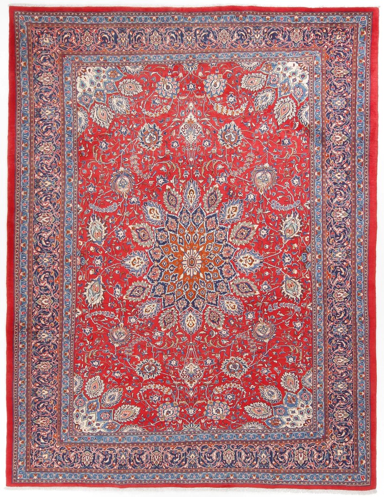 Sarouk Tappeto 270 x 360 (Iran) Annodato A Mano