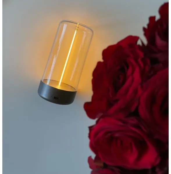 Zuma Line 1001 - Lampada LED ricaricabile dimmerabile ESTERNO LED/0,5W/230V nera