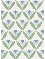 Scion Carta da parati Tulip Trellis - Coast Blue