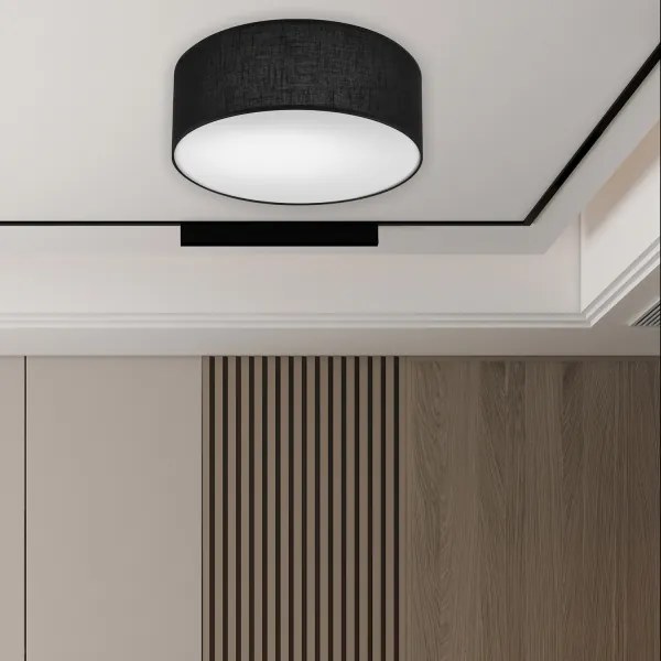 Brilagi - Plafoniera LED SIRIJA LED/12W/230V diametro 35 cm nero