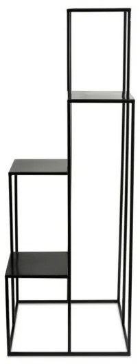 Portafiori 110x40 cm nero