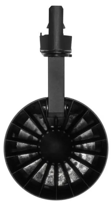 Faro LED 12W-40W Trifase Nero, CRI90 UGR19, 45° - KGP driver Colore Bianco Naturale 4.000K