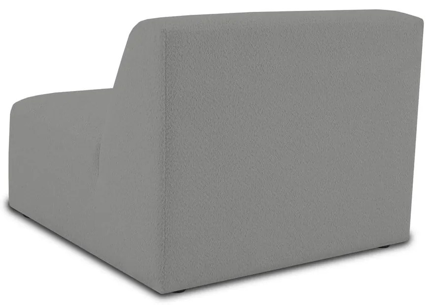 Modulo divano grigio in tessuto bouclé (parte centrale) Roxy - Scandic