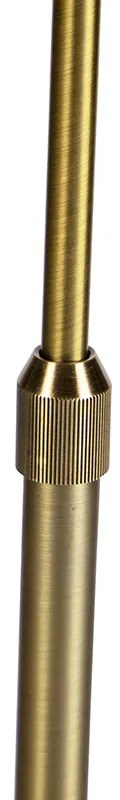 Lampada da terra vintage regolabile bronzo - Parte
