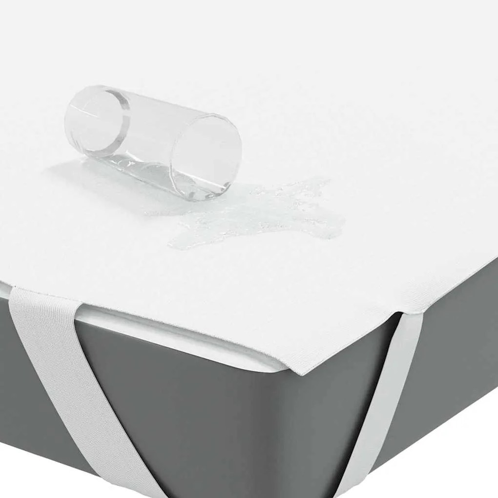 Coprimaterasso bianco 100x220 cm impermeabile