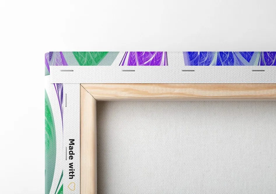 Stampa su tela – Astratto di vetro colorato