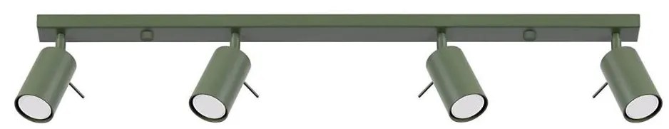 Sollux SL.1504 - Faretto RING 4xGU10/10W/230V verde