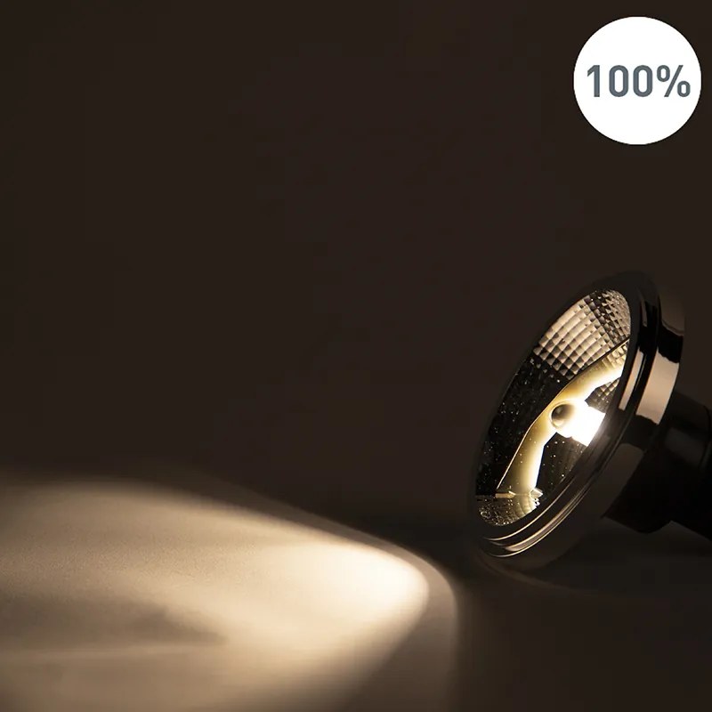 Set di 5 lampadine LED dimmerabili GU10 AR111 11W 810lm 2700K