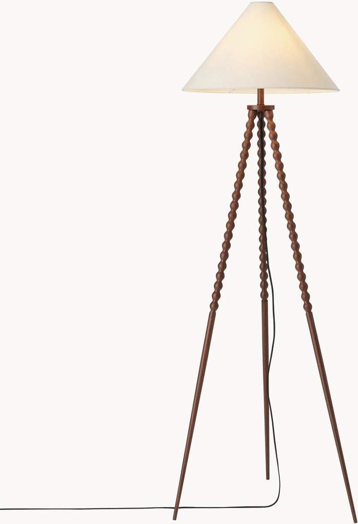 Lampada da terra in lino Spira