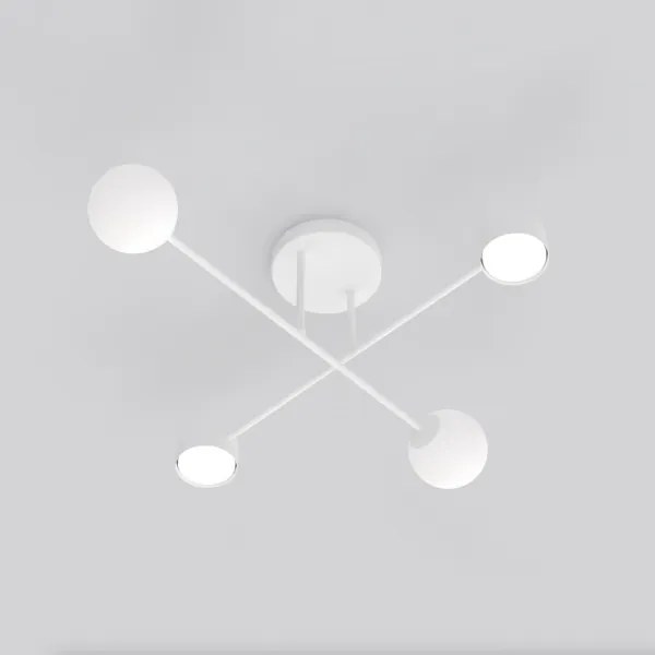 Lampadario a plafone HOLON 2xG9/8W/230V + 2xGX53/12W bianco