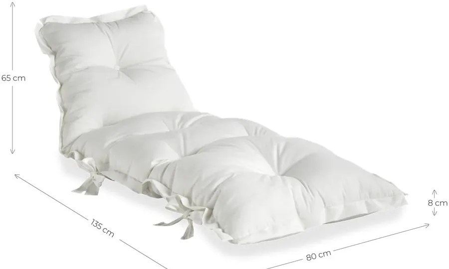 OUT™ Sit&amp;Sleep Futon variabile bianco per esterni Out Sit &amp; Sleep - Karup Design