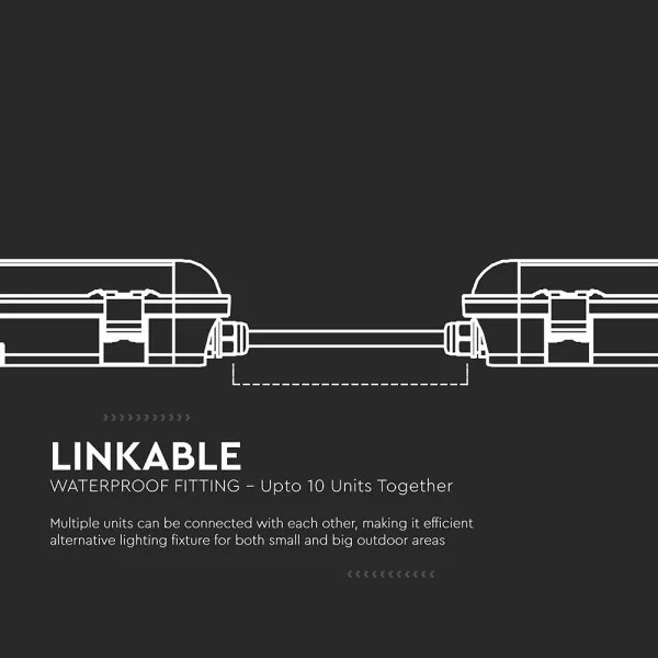 Apparecchio LED lineare tecnico con sensore di movimento LED/36W/230V 6500K IP65 120 cm