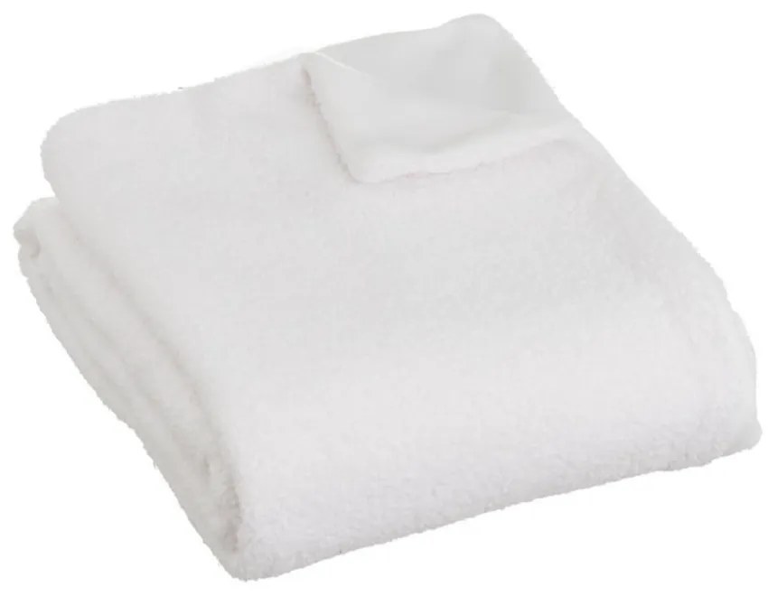 Coperta bianca in sherpa 130x160 cm Sherpa Bouclé – Casa Selección