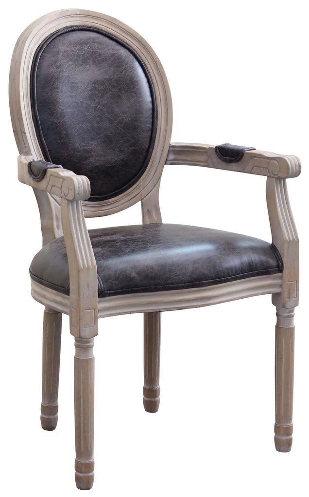 POLLY - poltrona vintage in ecopelle