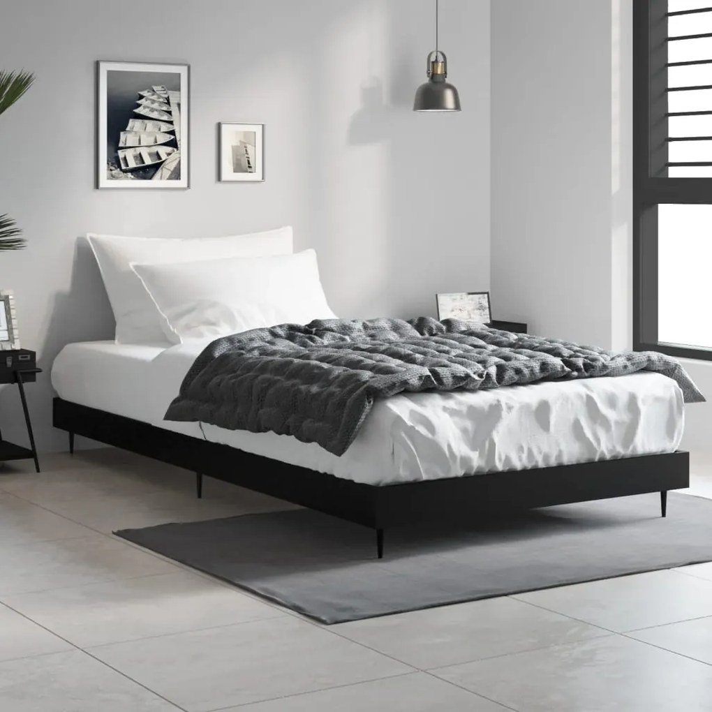 Giroletto Nero 100x200 Cm İn Legno Multistrato /