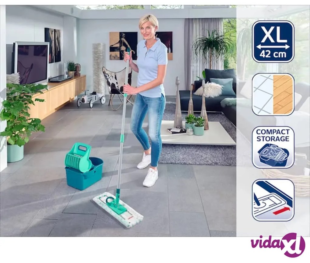 Leifheit Set Mocio Pavimenti Profi Compact Verde 55092