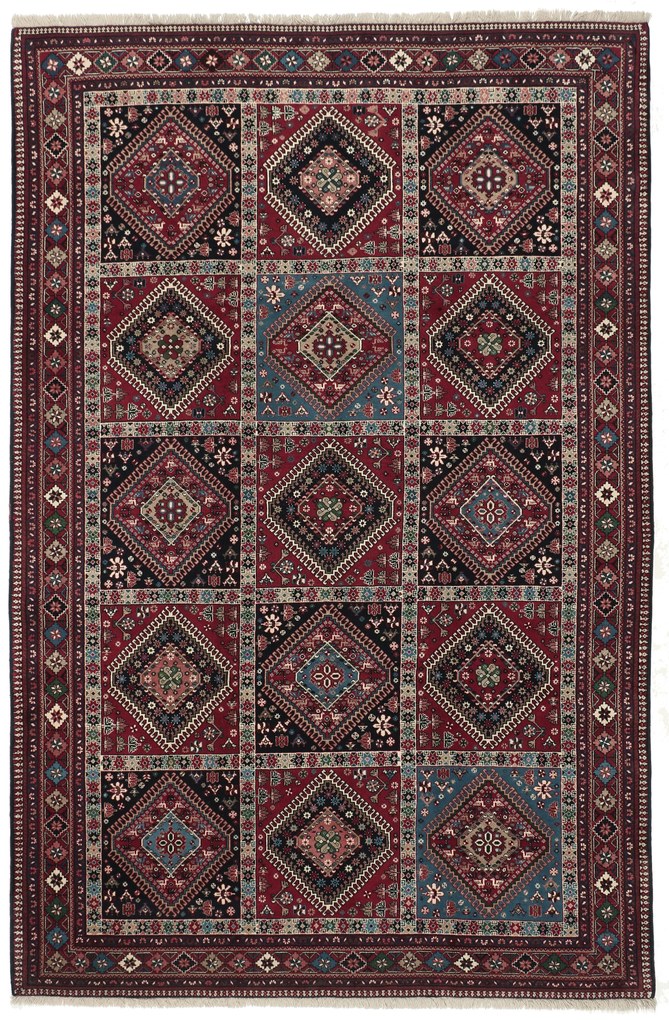 Yalameh Tappeto 210 x 310 (Iran) Annodato A Mano