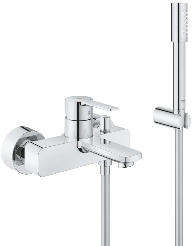 Rubinetto per vasca lineare per muro cromo GROHE