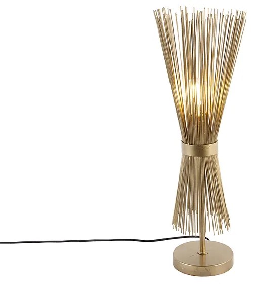 Lampada da tavolo in ottone rustica - Broom