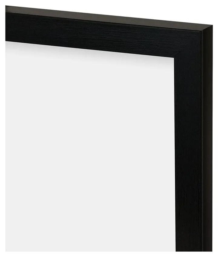 Cornice da parete in plastica nera 48x32 cm - knor