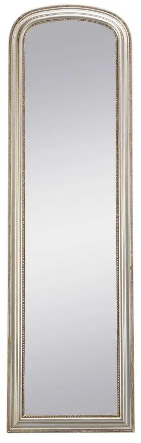 Specchio in su piede L.50 x H.170 cm in Legno di paulownia Champagne Stile vintage - TERESA